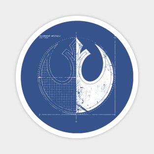 Rebel Blueprint Magnet